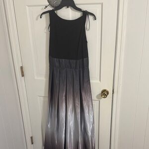 SLNY Black and Gray Ombre Dress